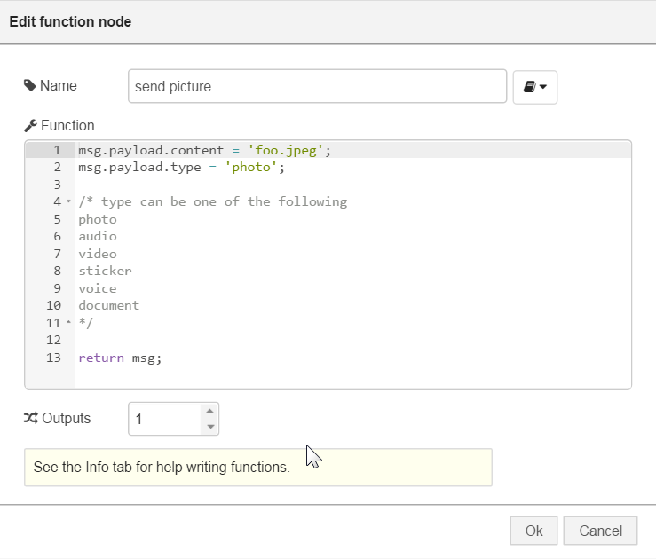 Setting the correct content type. Alt text