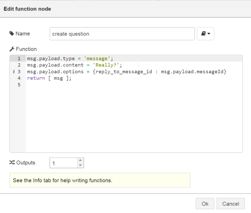 Create question Alt text